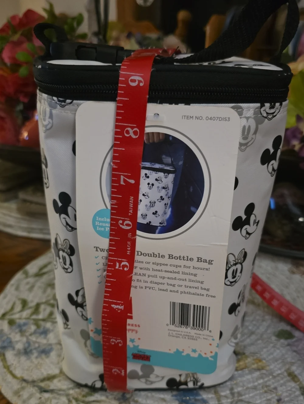 NWT Disney Mickey Mouse TwoCool Double Bottle Bag.